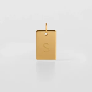 Fashion STILNEST Engravable Folio Tag Anhänger