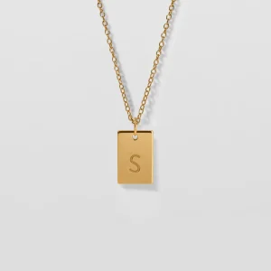 New STILNEST Engravable Folio Tag Kette