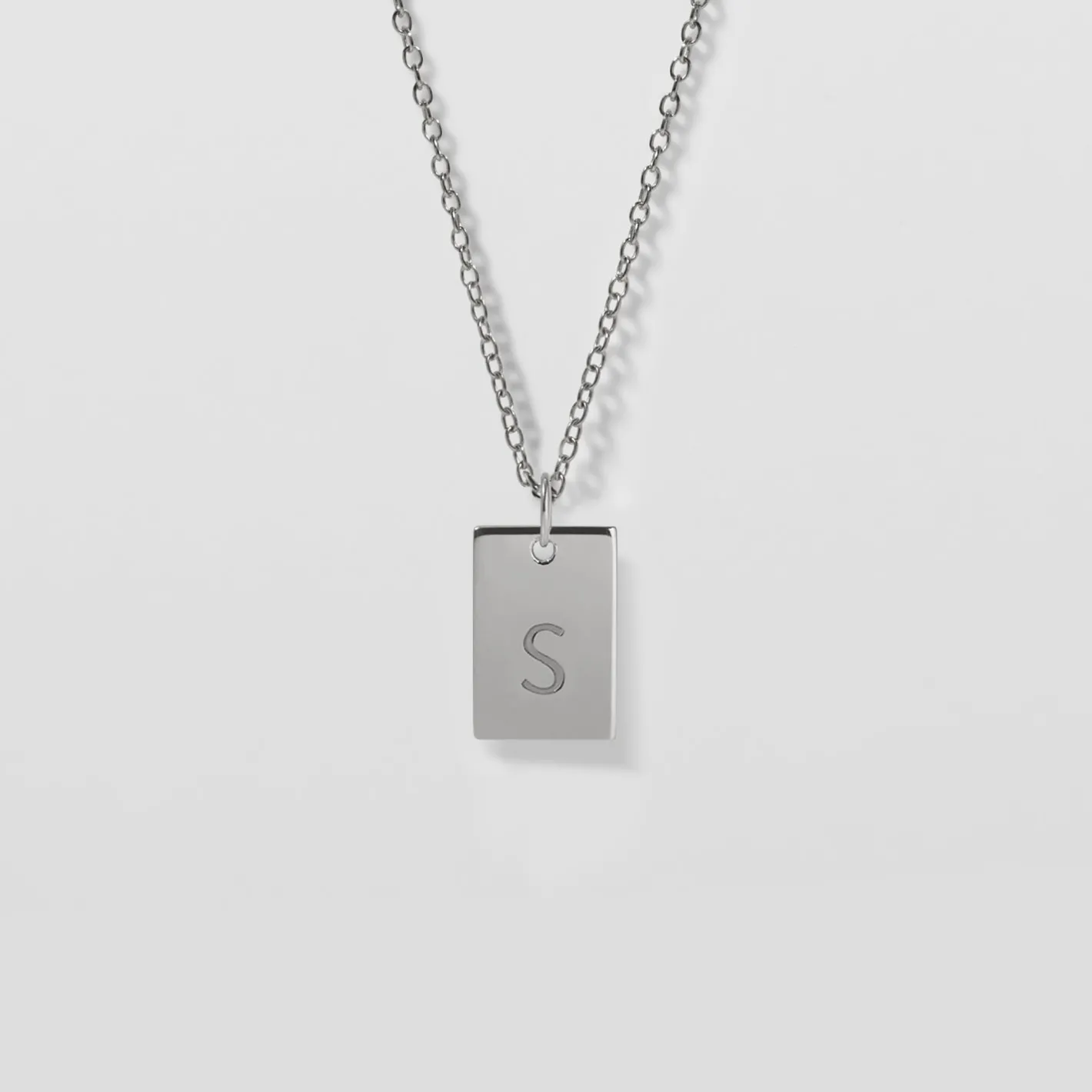 New STILNEST Engravable Folio Tag Kette