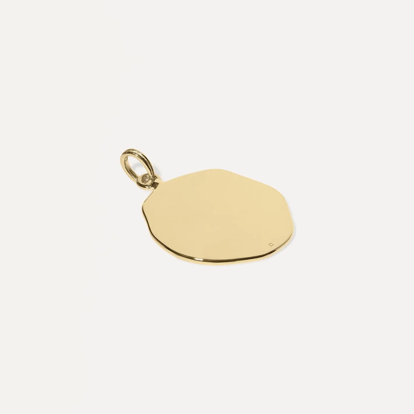 Discount STILNEST Engravable Large Seal Anhänger | 585 Gold