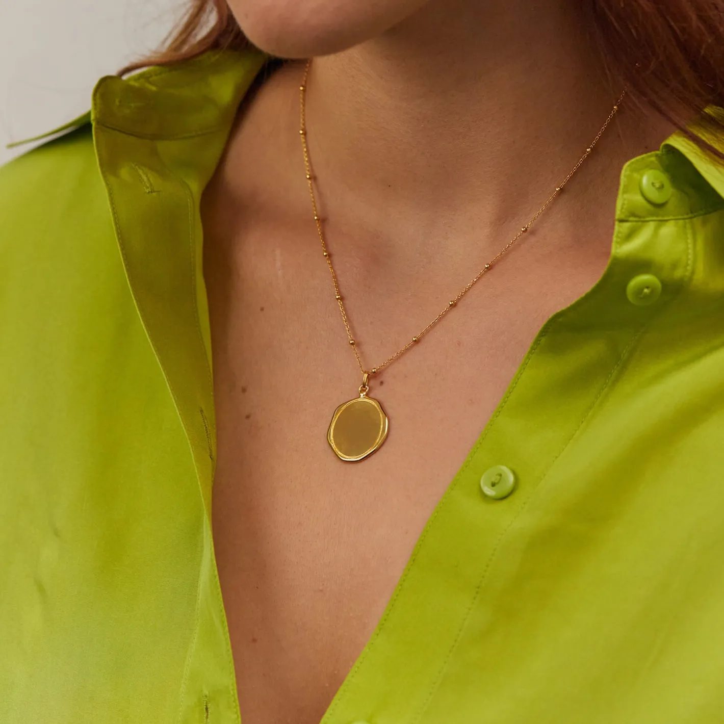 Best STILNEST Engravable Large Seal Kette