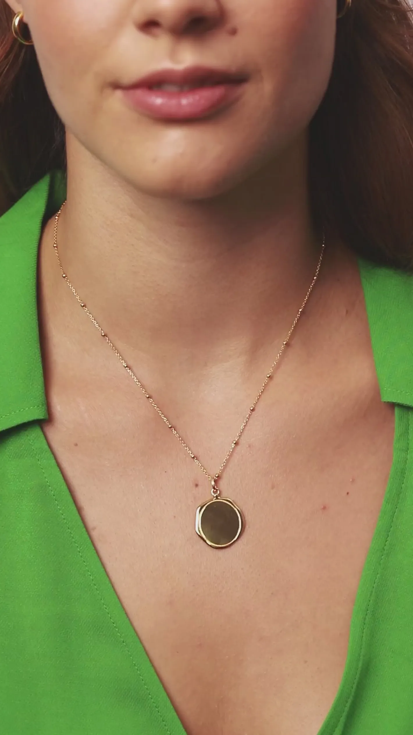 Best STILNEST Engravable Large Seal Kette