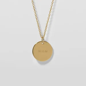 Flash Sale STILNEST Engravable Plate Kette | 585 Gold