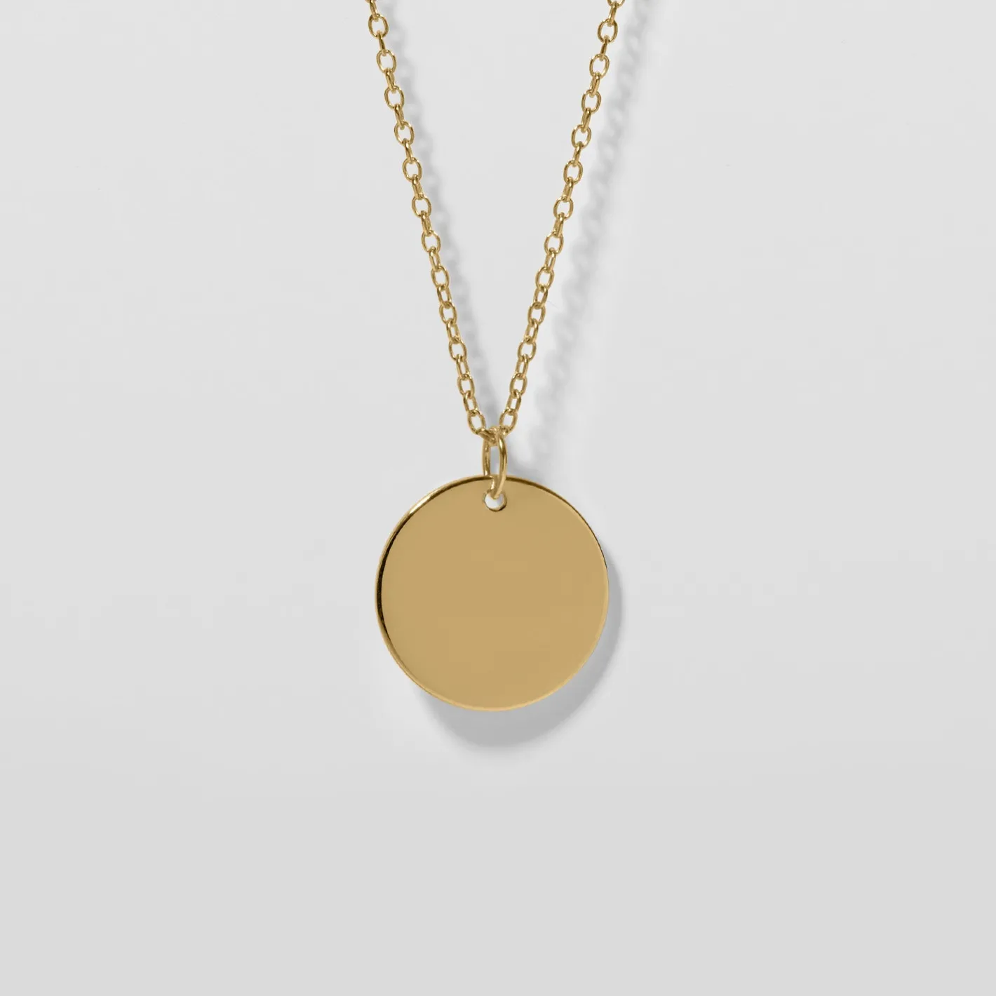 Flash Sale STILNEST Engravable Plate Kette | 585 Gold