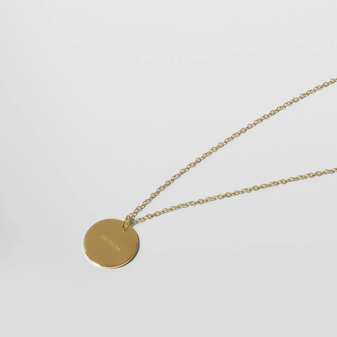 Flash Sale STILNEST Engravable Plate Kette | 585 Gold