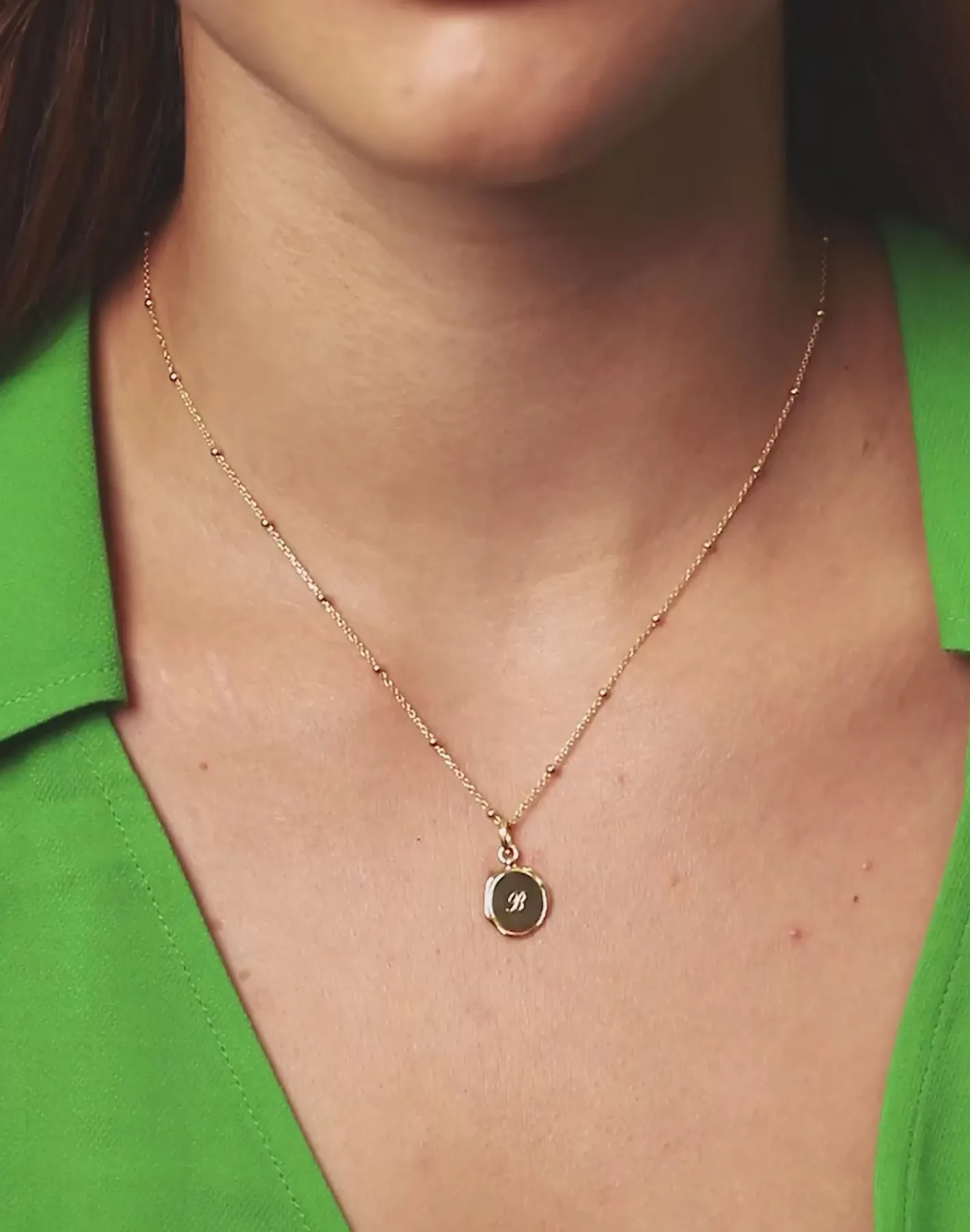 Flash Sale STILNEST Engravable Seal Anhänger