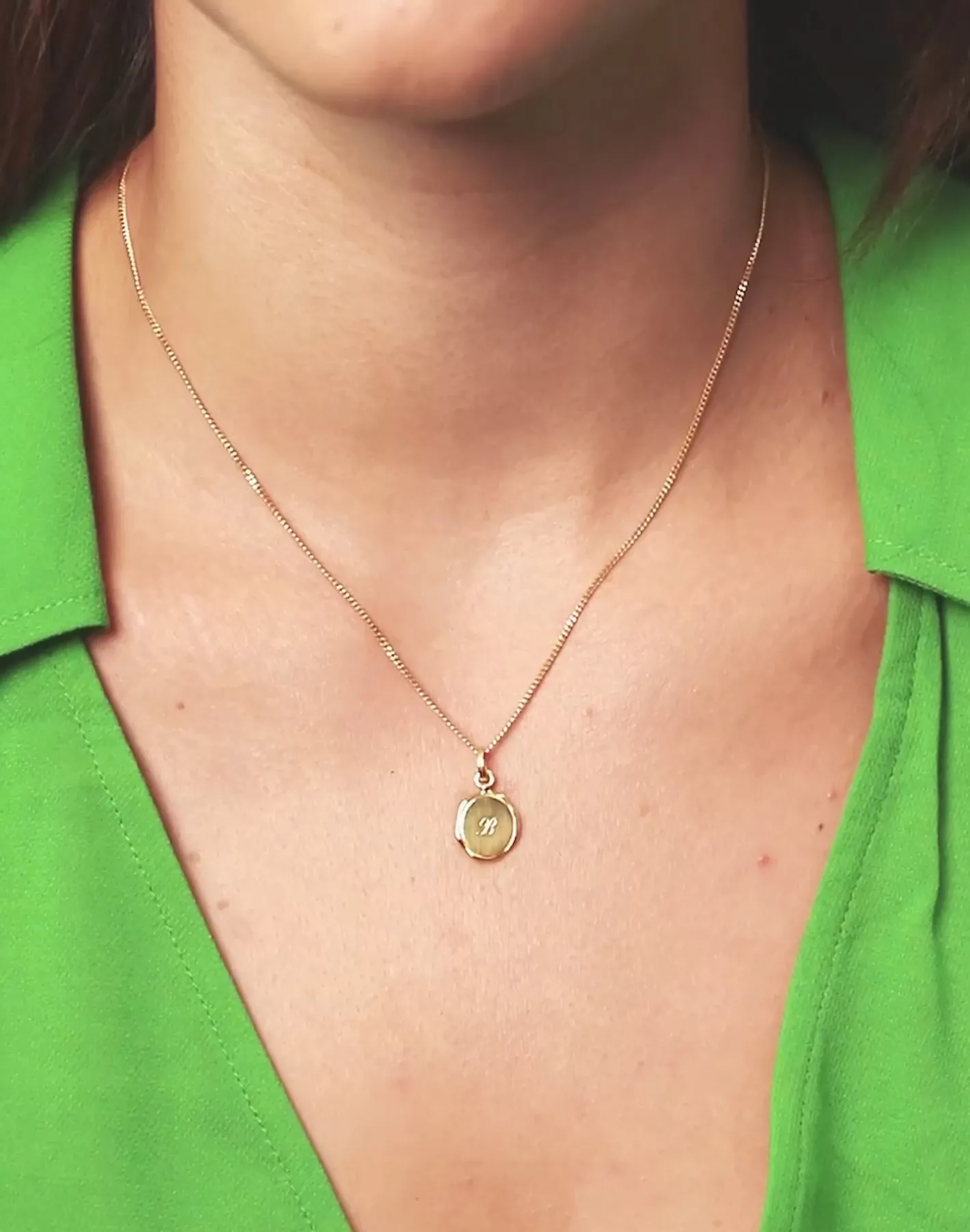 Flash Sale STILNEST Engravable Seal Anhänger