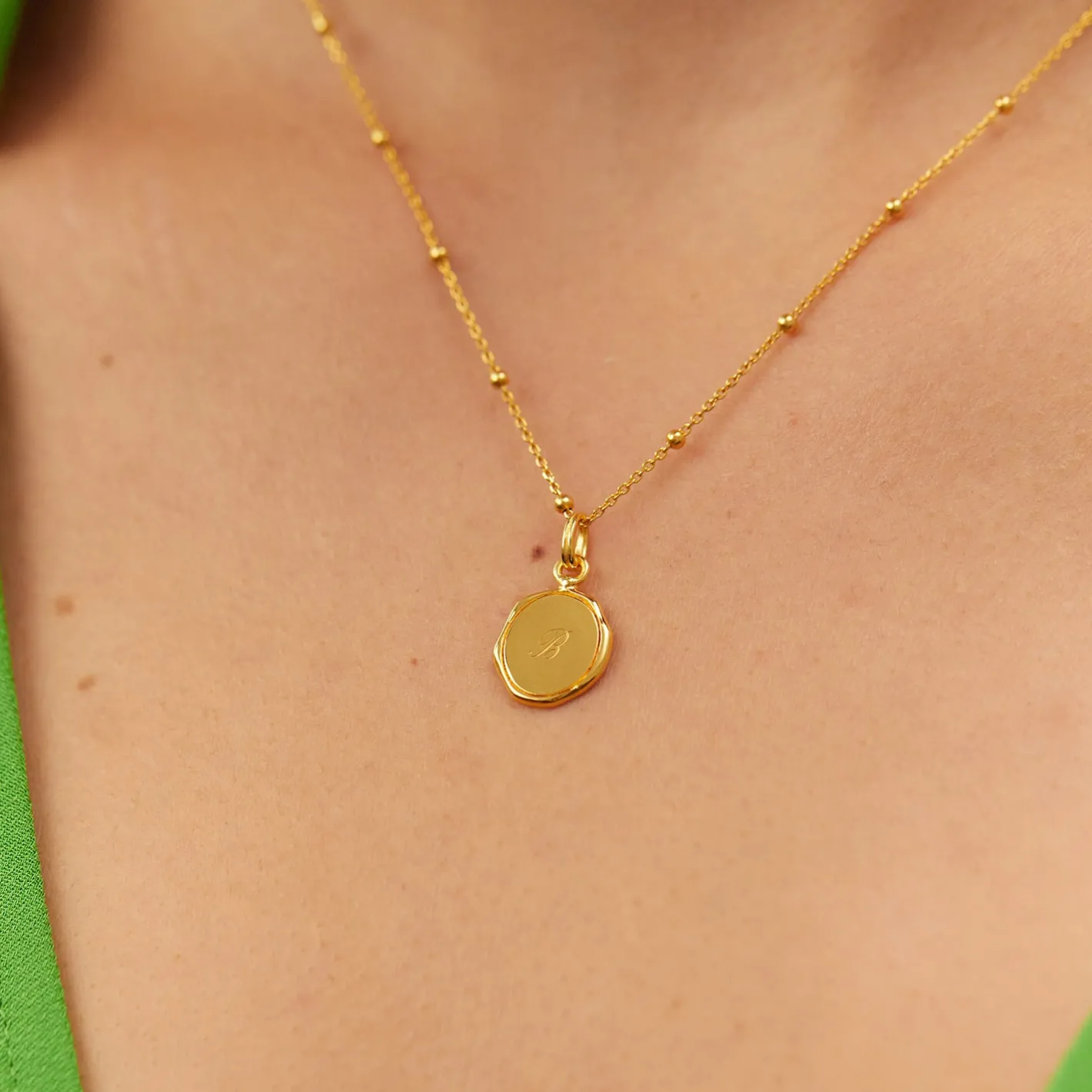 Best Sale STILNEST Engravable Seal Kette