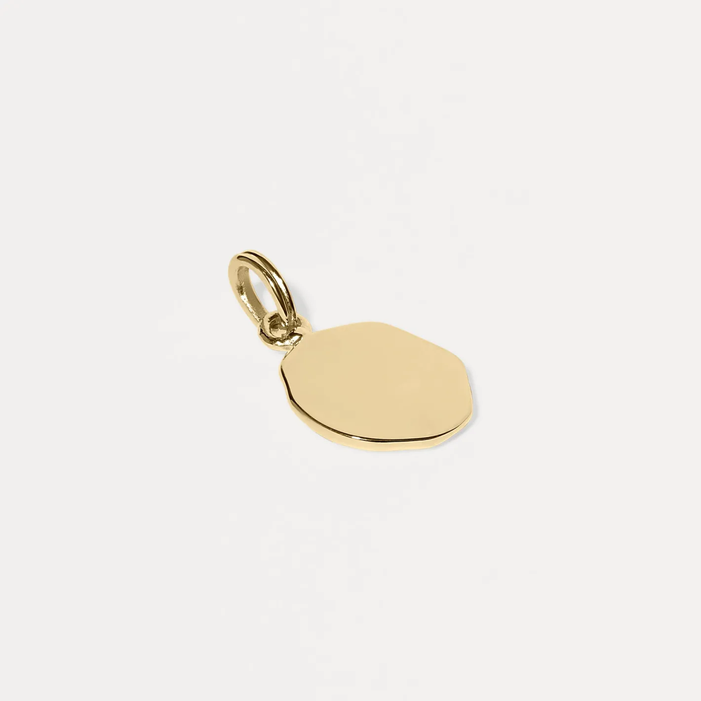 Online STILNEST Engravable Seal Kette | 585 Gold