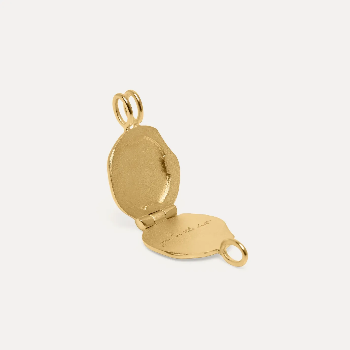 Store STILNEST Engravable Seal Medaillon Anhänger