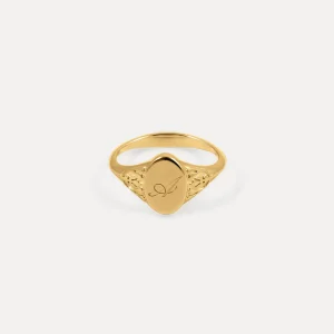 Fashion STILNEST Engravable Victorian Siegelring