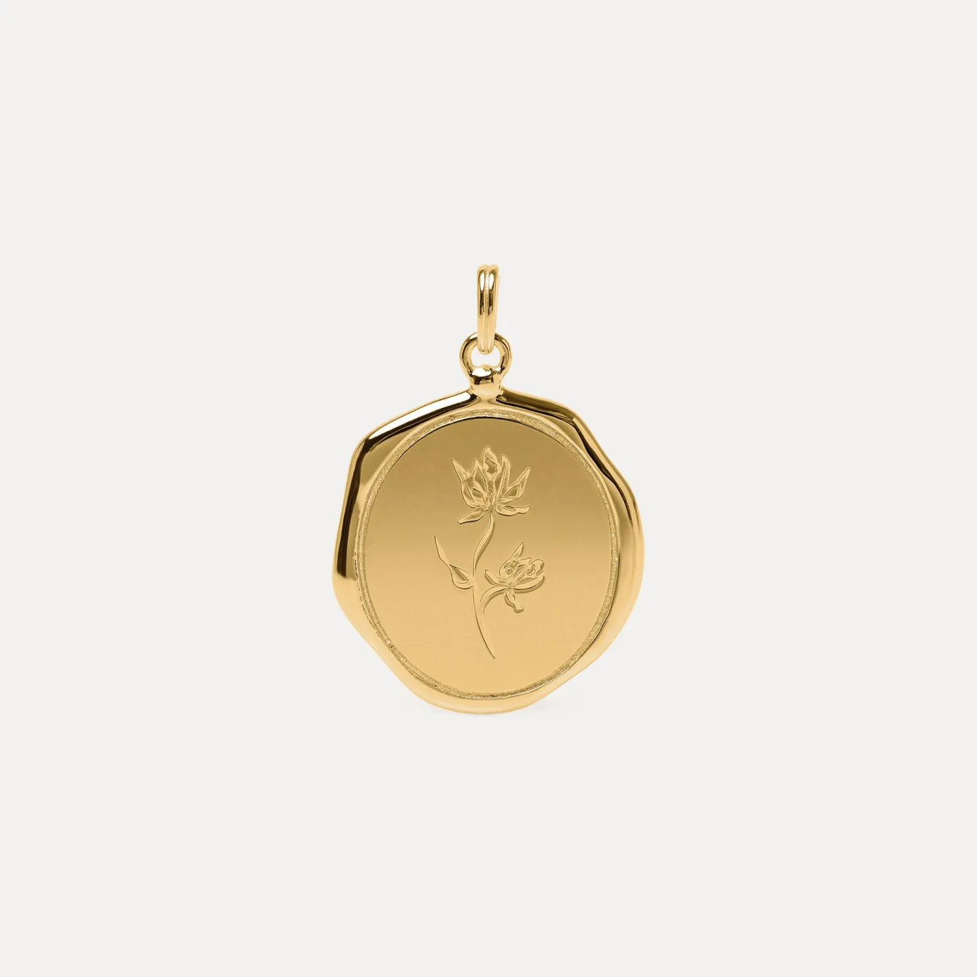 Sale STILNEST Floral Large Seal Anhänger
