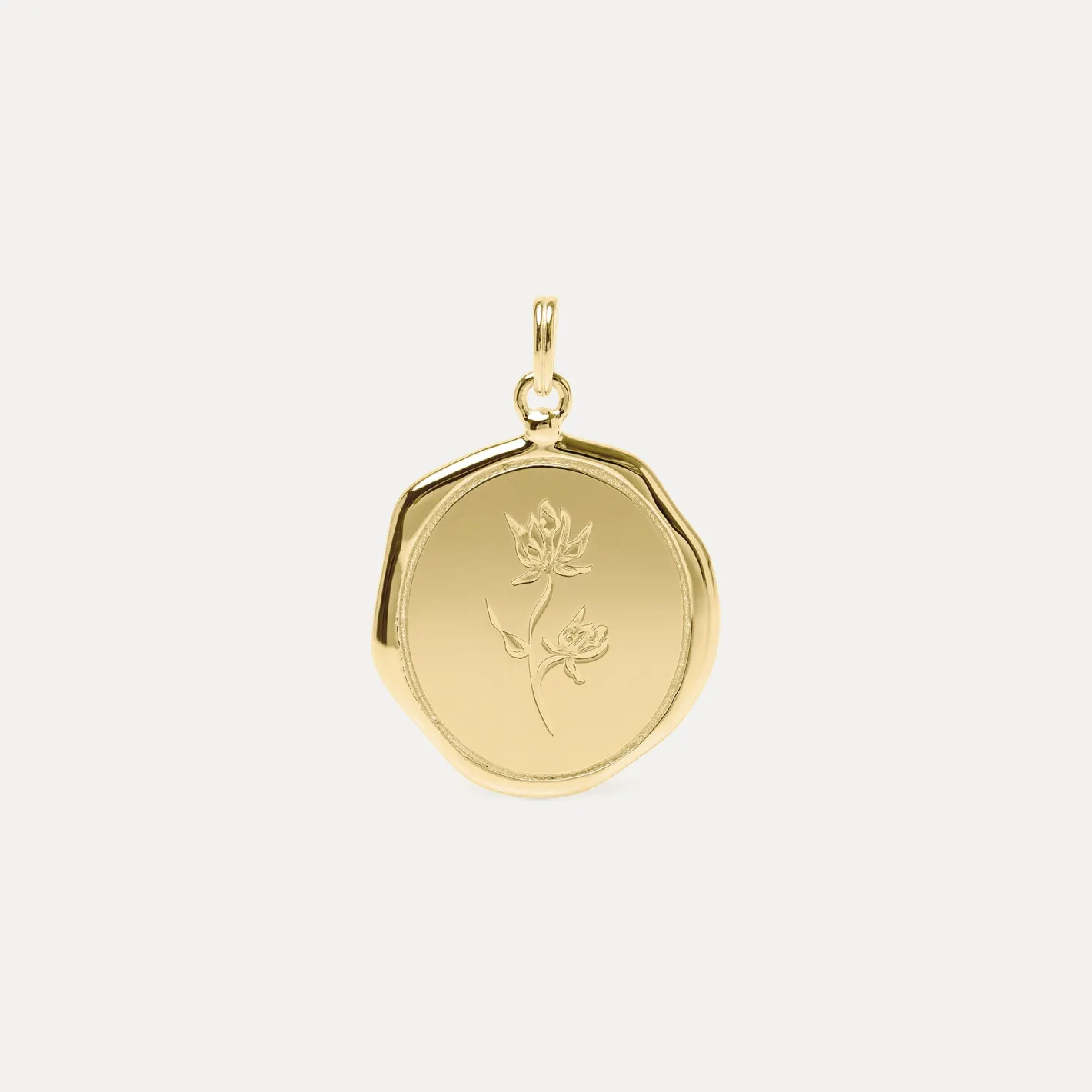Online STILNEST Floral Large Seal Kette