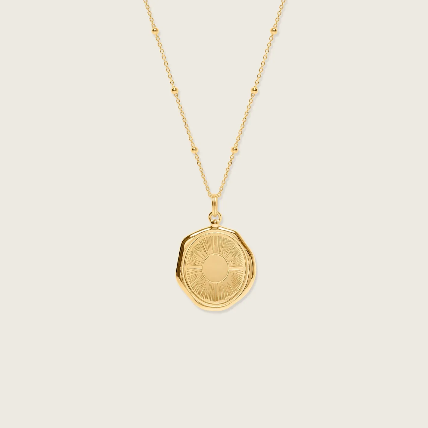 Online STILNEST Floral Large Seal Kette