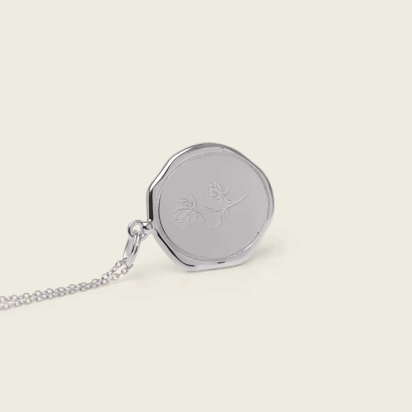 Online STILNEST Floral Large Seal Kette