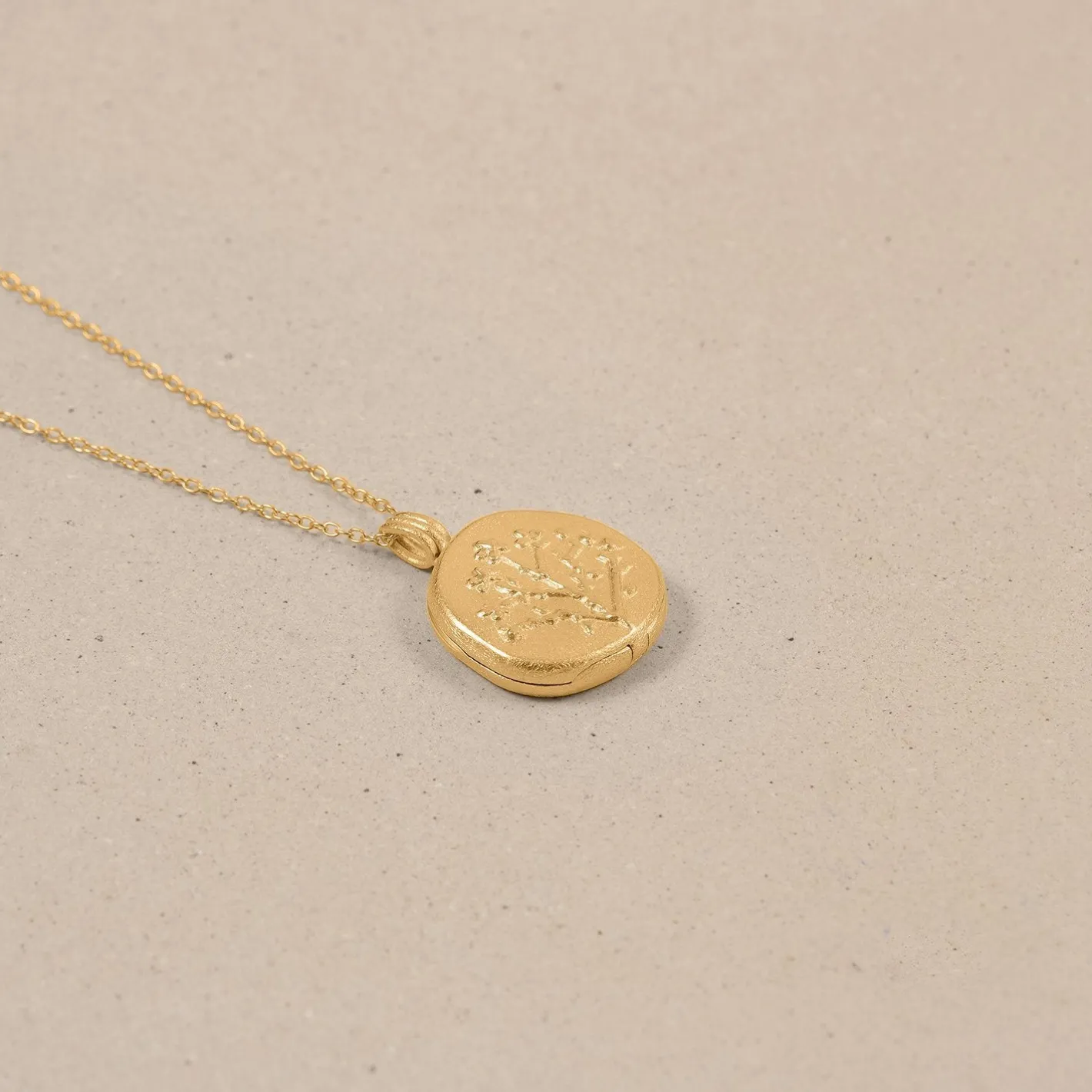 Best Sale STILNEST Floral Medaillon Kette