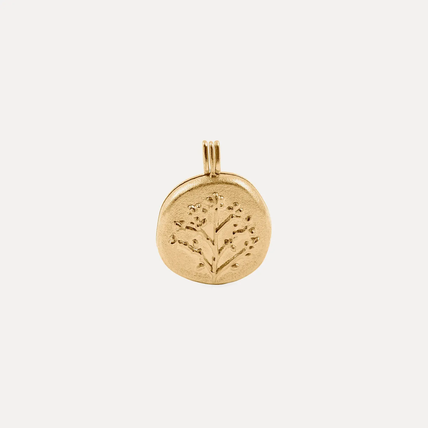 Sale STILNEST Floral Medaillon Kette | 585 Gold