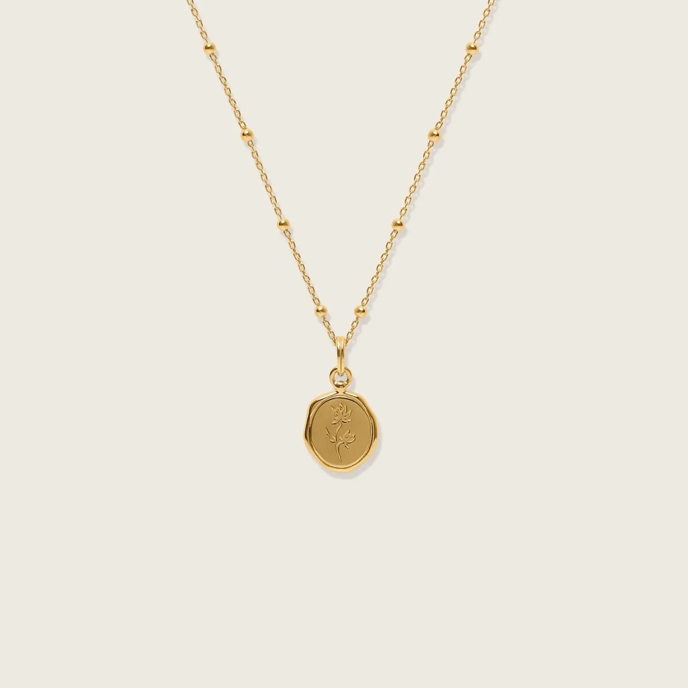 Best STILNEST Floral Seal Kette