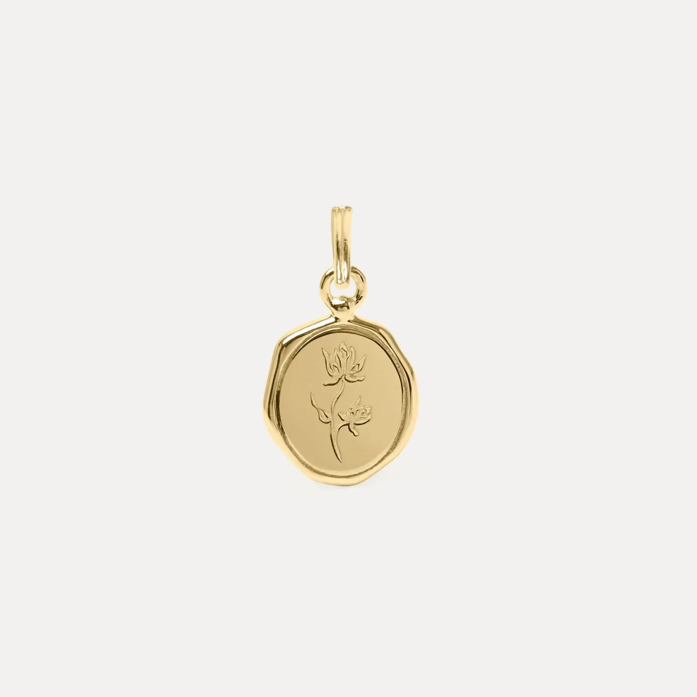 Sale STILNEST Floral Seal Kette | 585 Gold