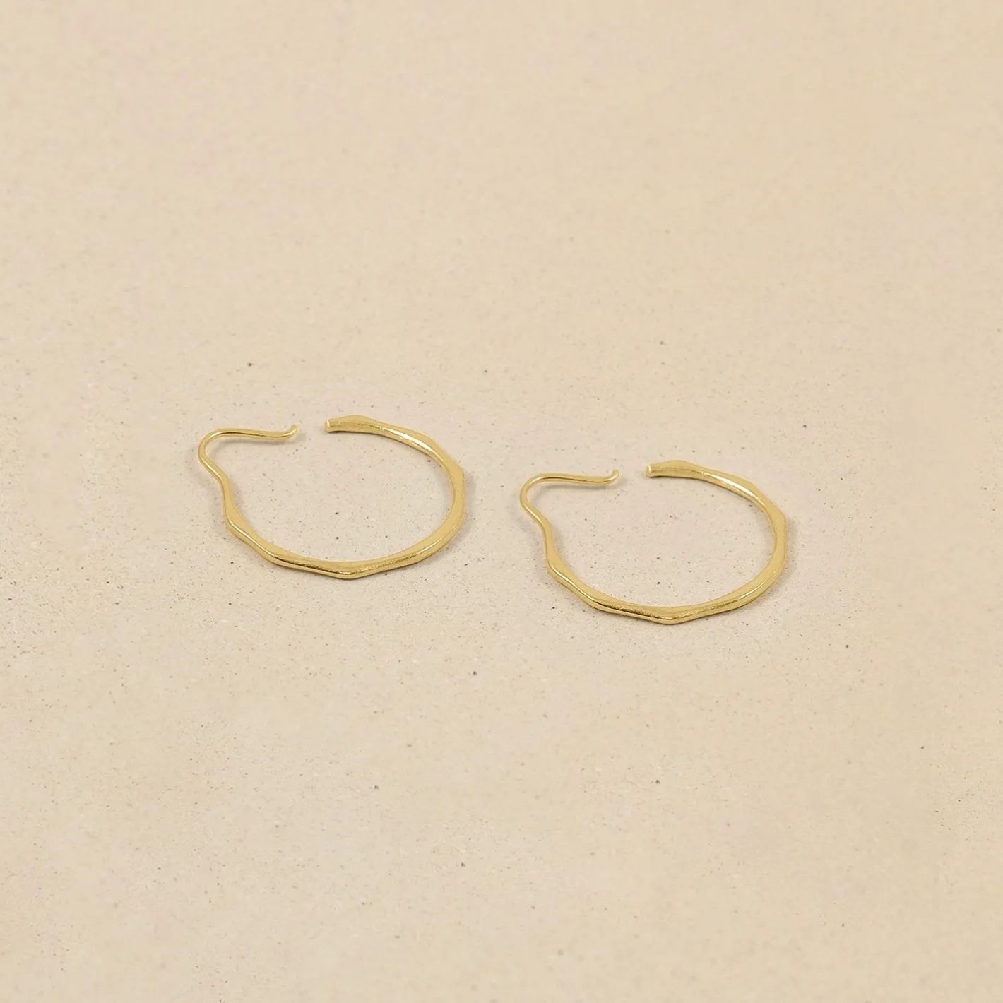 New STILNEST Fluid Creolen Ohrringe | 585 Gold