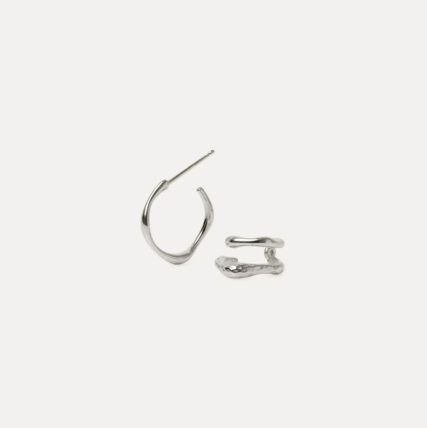 Shop STILNEST Fluid Triple Creolen Ohrringe