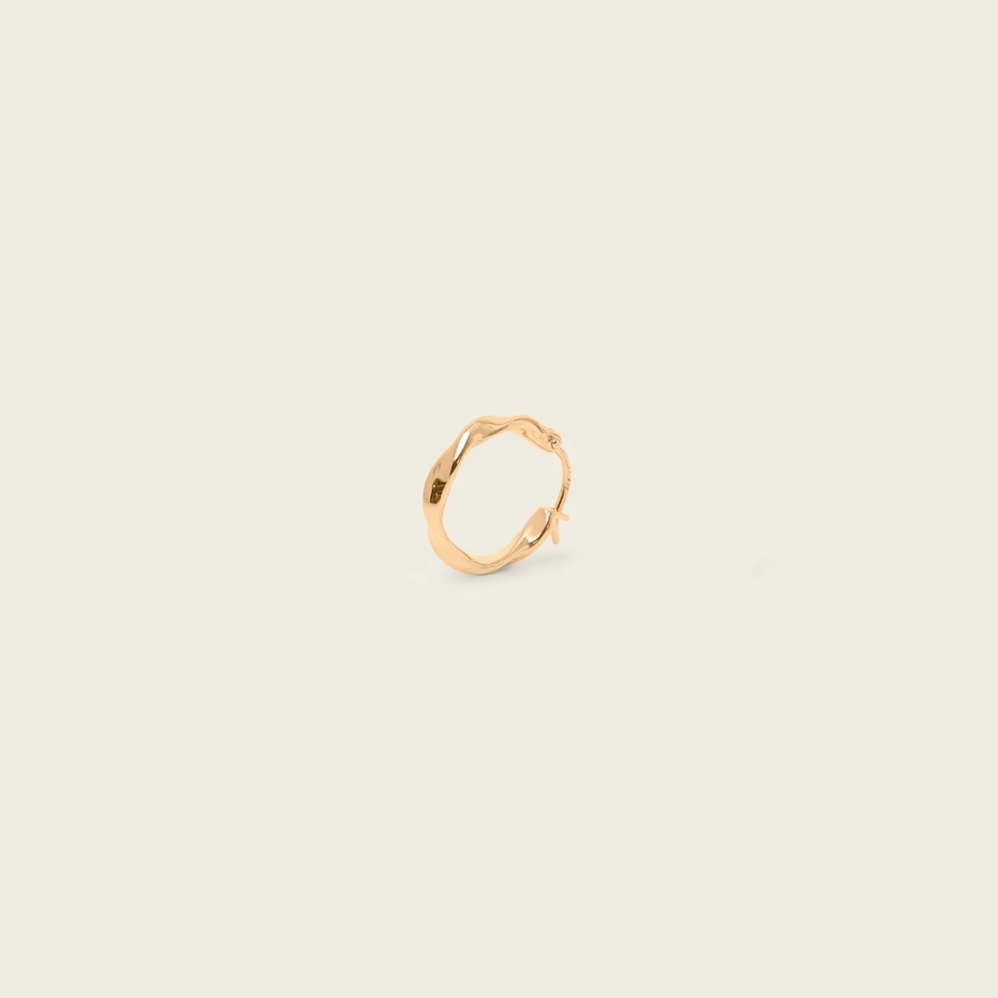 New STILNEST Flux Mini Creolen Ohrringe - Single | 585 Gold