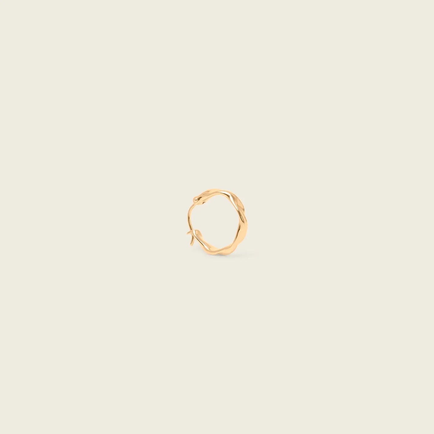 New STILNEST Flux Mini Creolen Ohrringe - Single | 585 Gold
