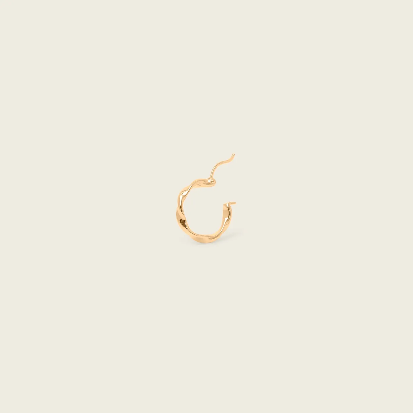 New STILNEST Flux Mini Creolen Ohrringe - Single | 585 Gold