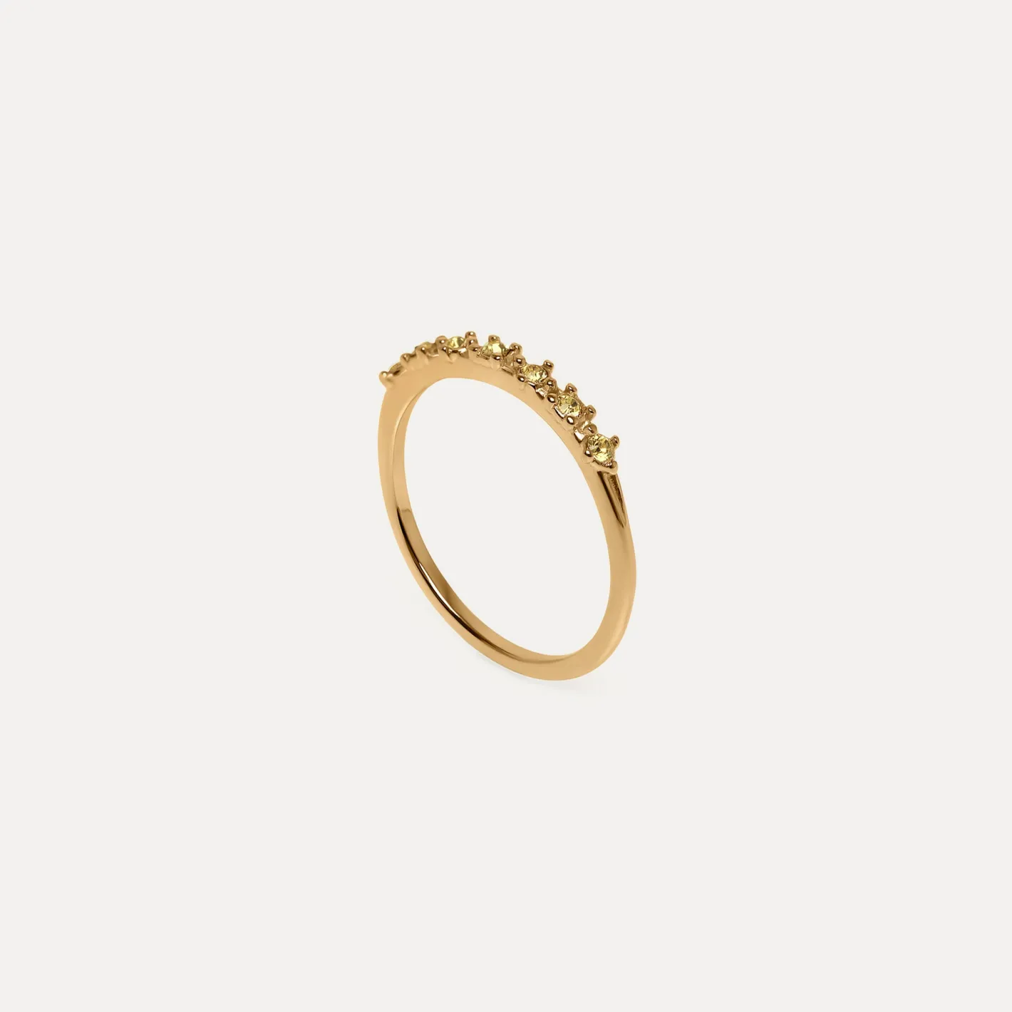 Shop STILNEST Gelbe Kristalle Color Delight Ring