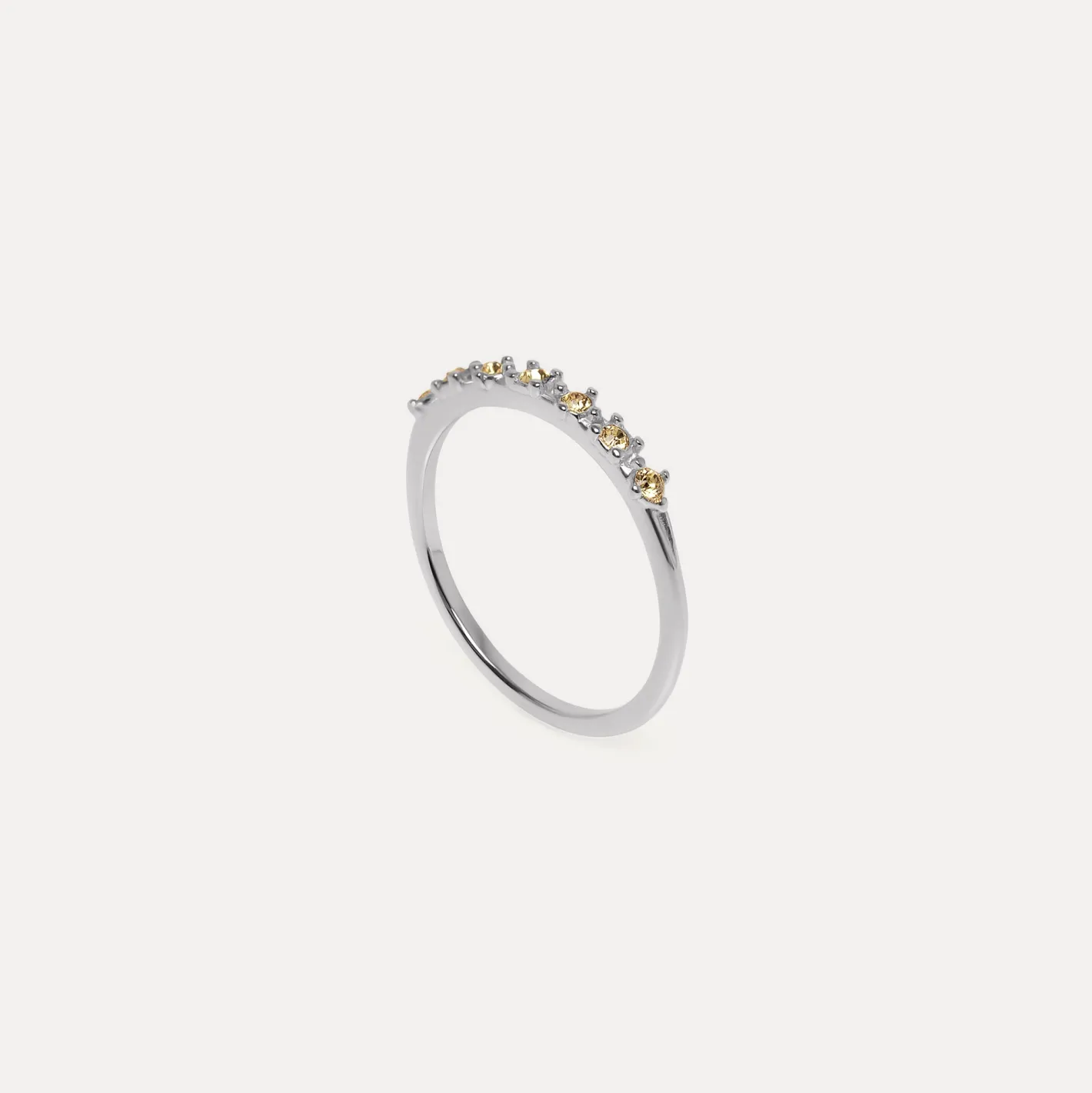Shop STILNEST Gelbe Kristalle Color Delight Ring