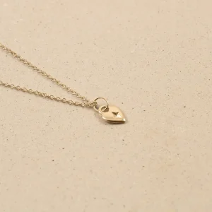 Shop STILNEST Gold Heart Kette | 585 Gold