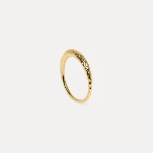 Cheap STILNEST Hammered Thin Bombé Ring