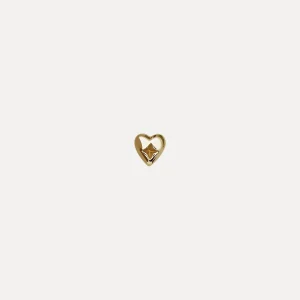 Cheap STILNEST Heart Ohrstecker Ohrringe - Single | 585 Gold