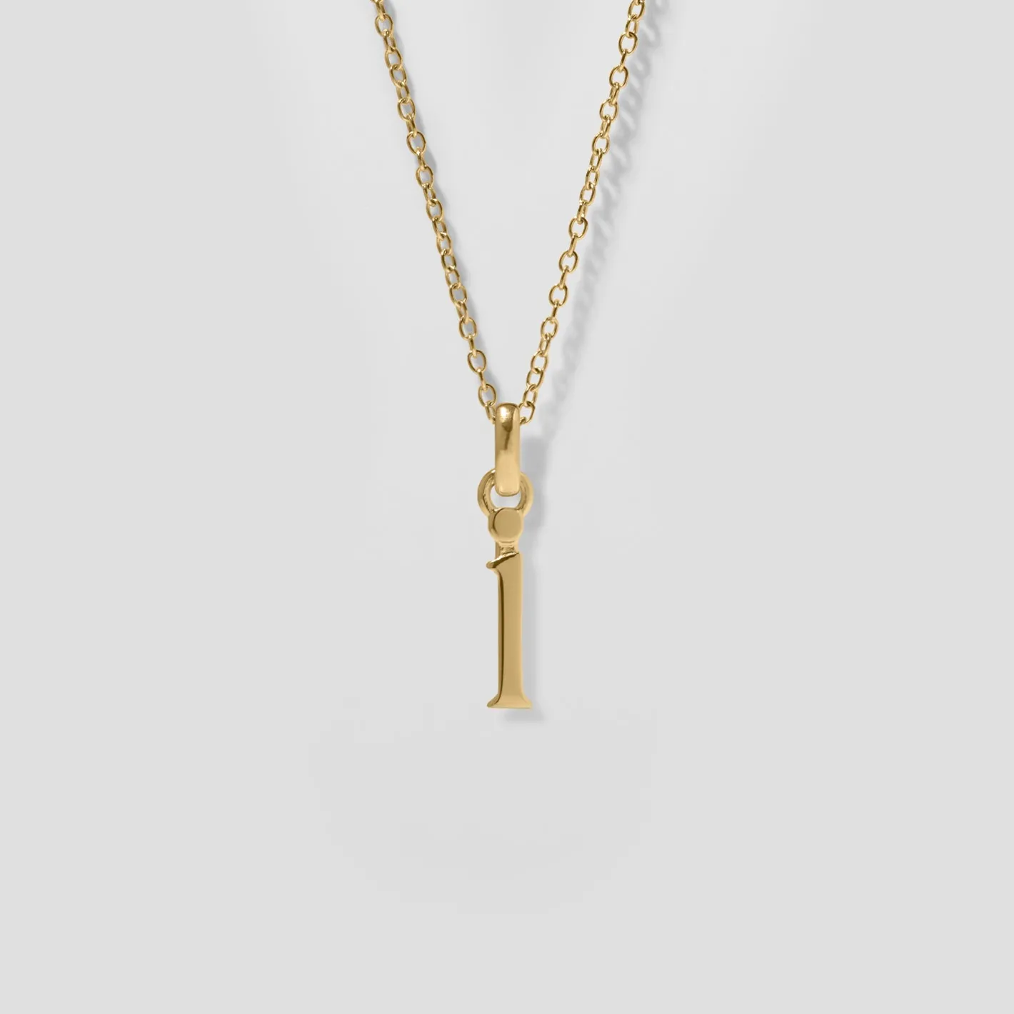 Store STILNEST Initial mit Ankerkette | 585 Gold