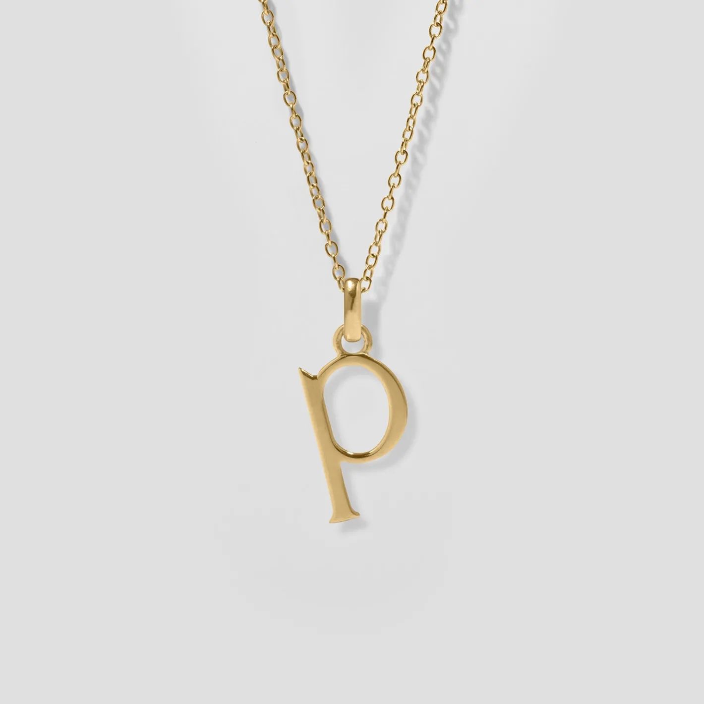 Store STILNEST Initial mit Ankerkette | 585 Gold