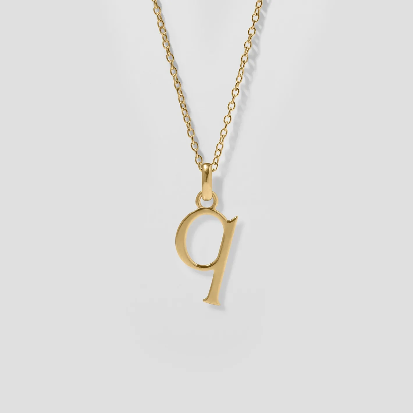 Store STILNEST Initial mit Ankerkette | 585 Gold