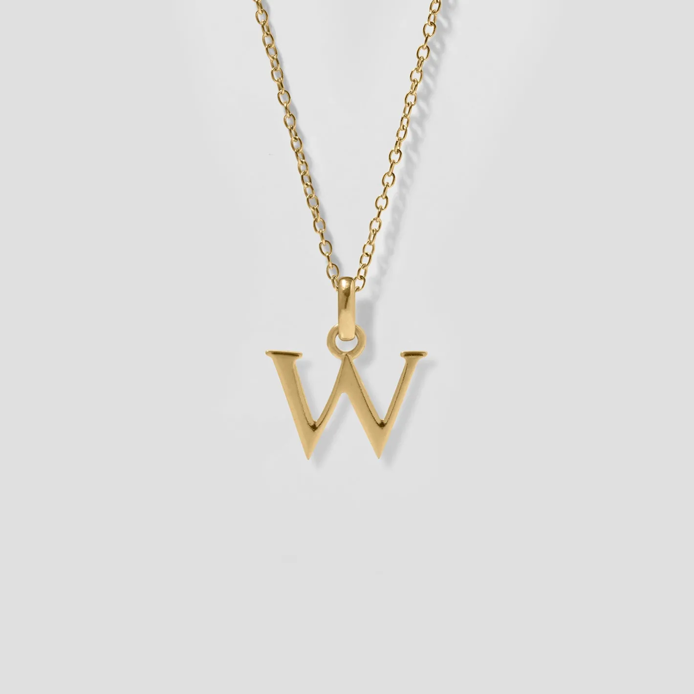 Store STILNEST Initial mit Ankerkette | 585 Gold