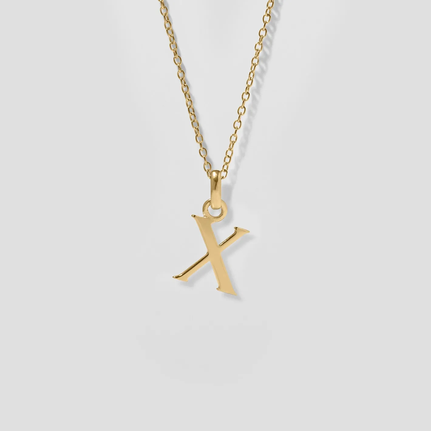 Store STILNEST Initial mit Ankerkette | 585 Gold