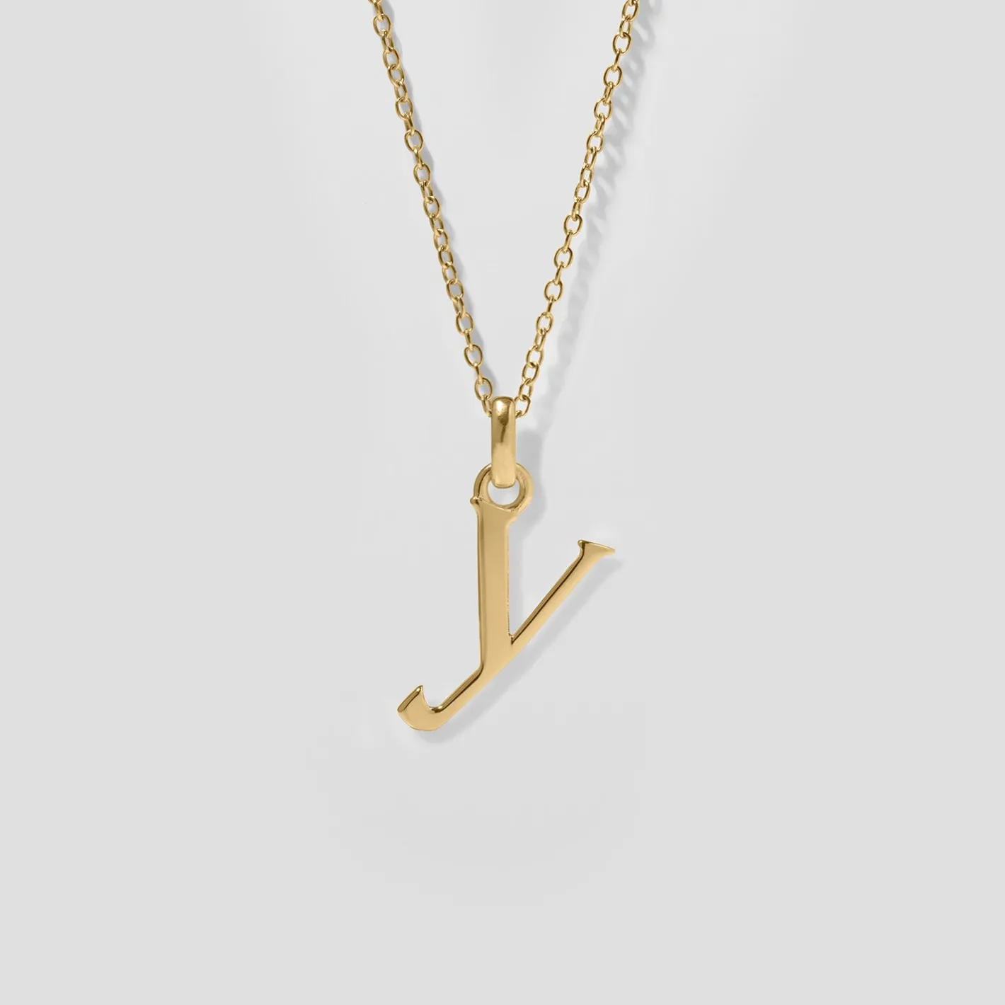 Store STILNEST Initial mit Ankerkette | 585 Gold