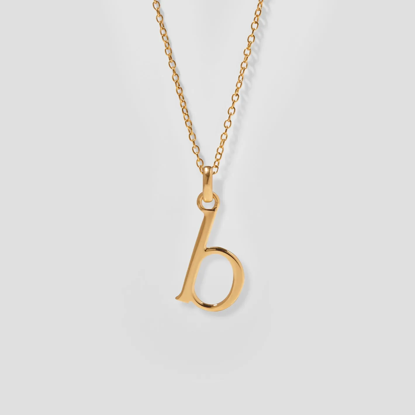 Store STILNEST Initial mit Ankerkette | 585 Gold