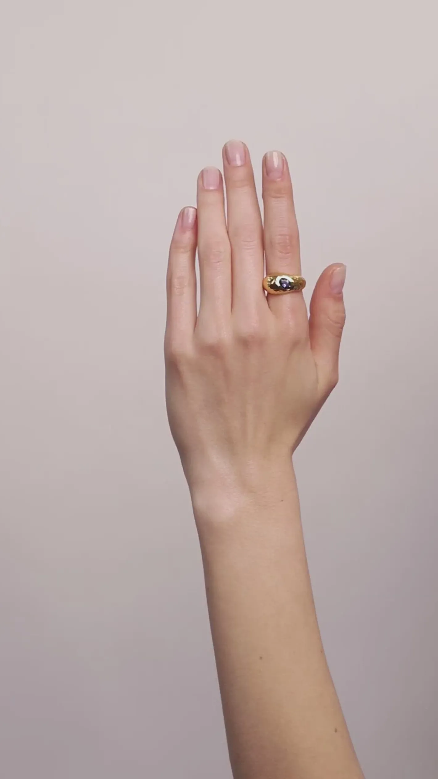 Online STILNEST Iolith Violet Fizz Cocktail Ring