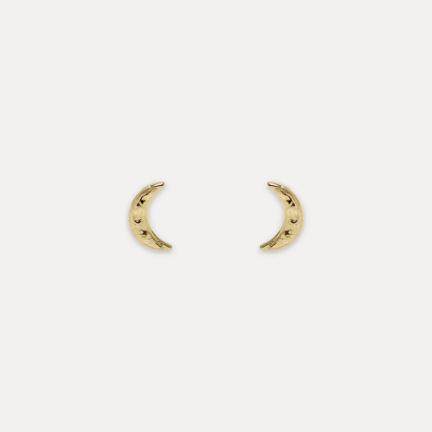 Fashion STILNEST Lunar Eclipse Ohrstecker Ohrringe | 585 Gold