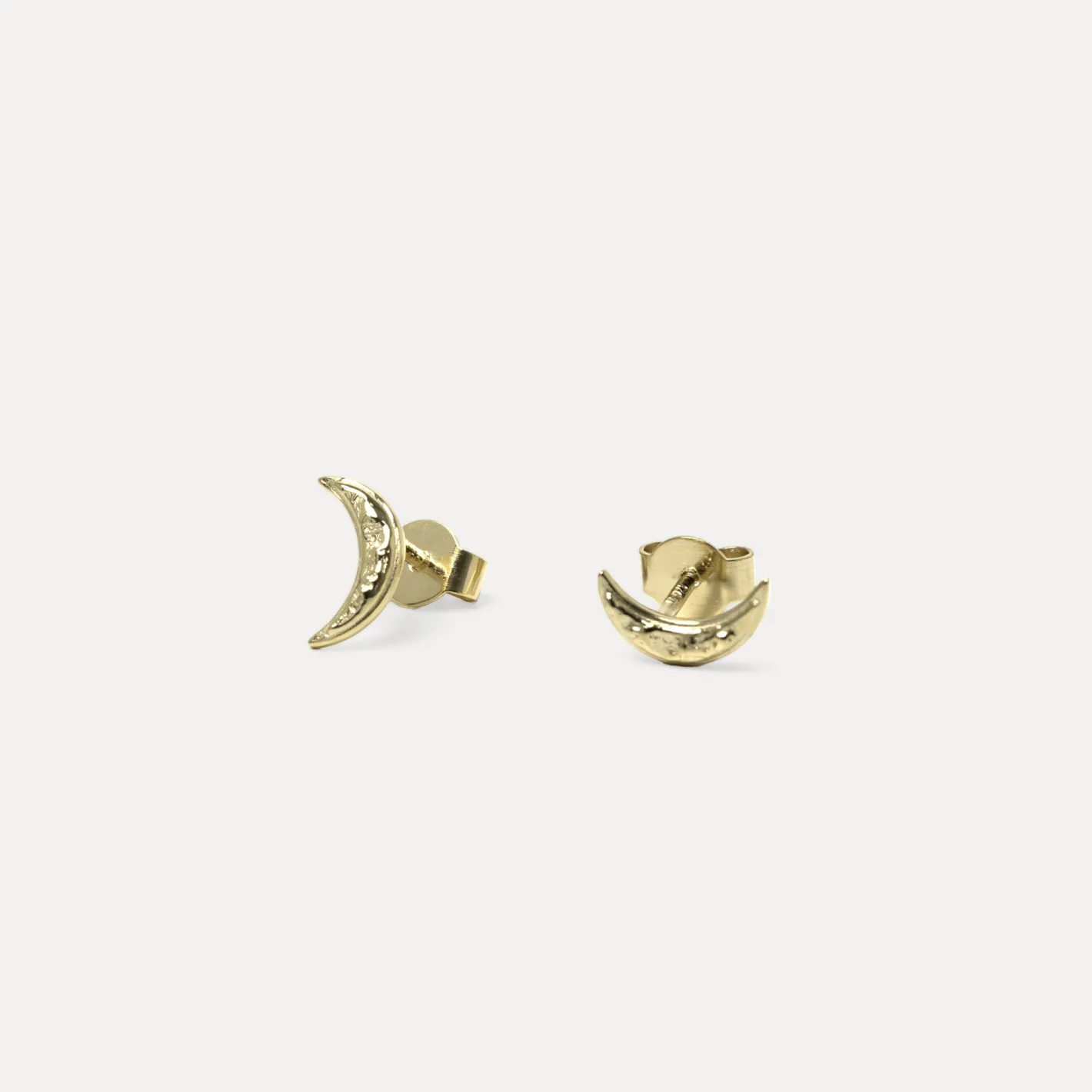 Fashion STILNEST Lunar Eclipse Ohrstecker Ohrringe | 585 Gold