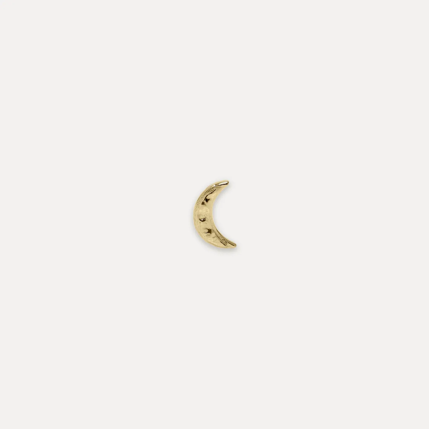 Fashion STILNEST Lunar Eclipse Ohrstecker Ohrringe - Single | 585 Gold
