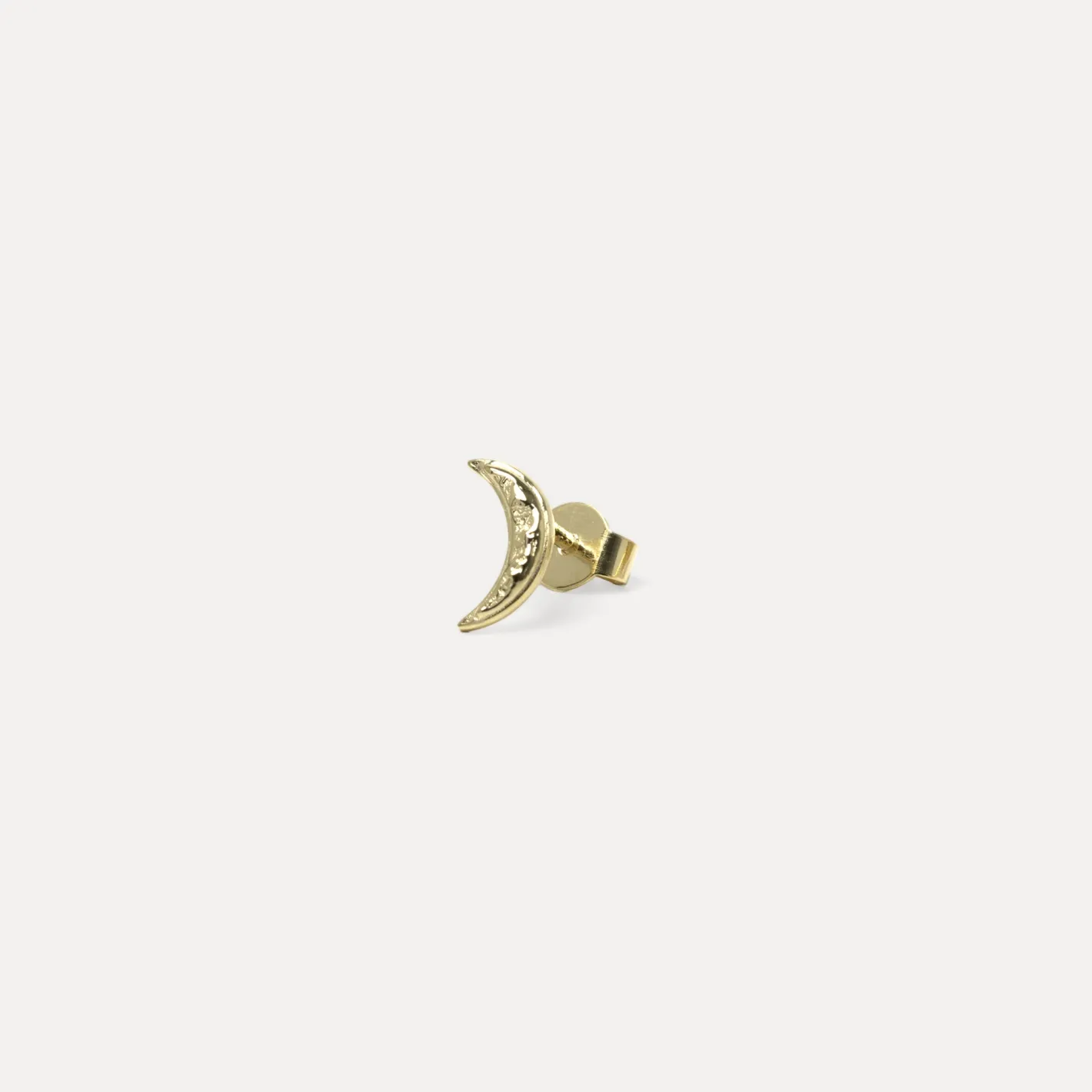 Fashion STILNEST Lunar Eclipse Ohrstecker Ohrringe - Single | 585 Gold