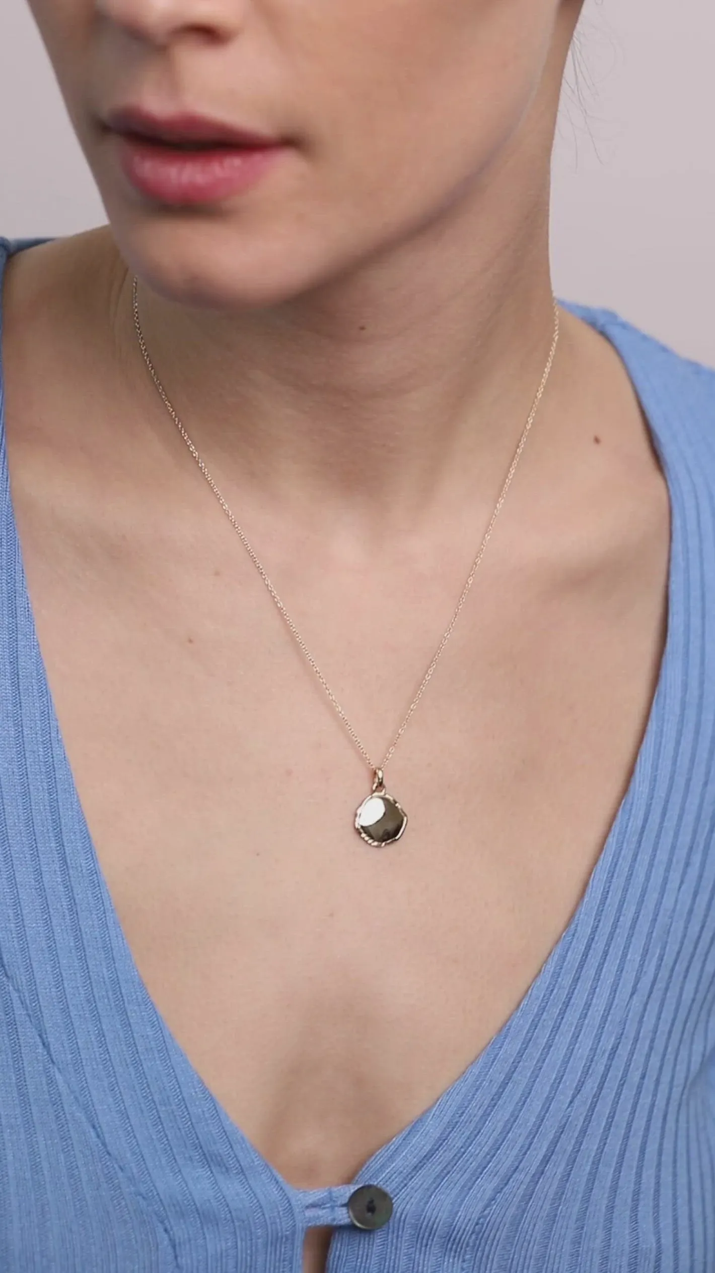 Sale STILNEST Mater Medallion Kette | 585 Gold