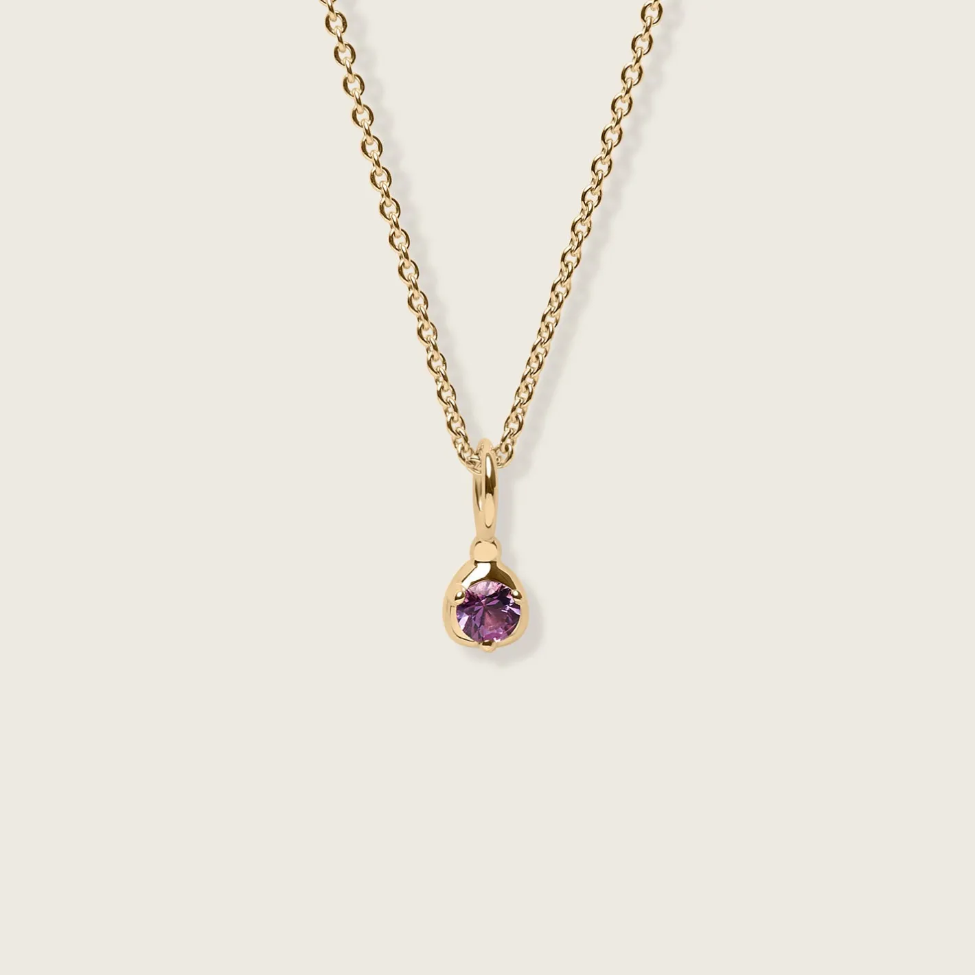 Cheap STILNEST Mini Birthstone Kette | 585 Gold