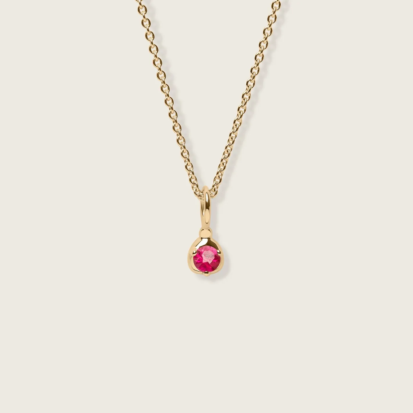 Cheap STILNEST Mini Birthstone Kette | 585 Gold