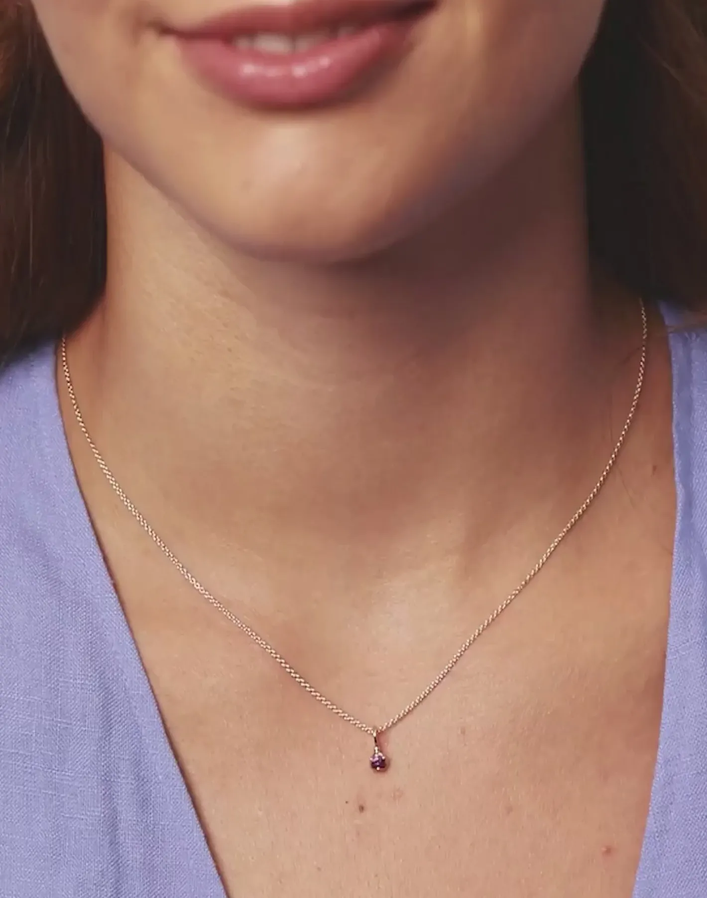 Cheap STILNEST Mini Birthstone Kette | 585 Gold