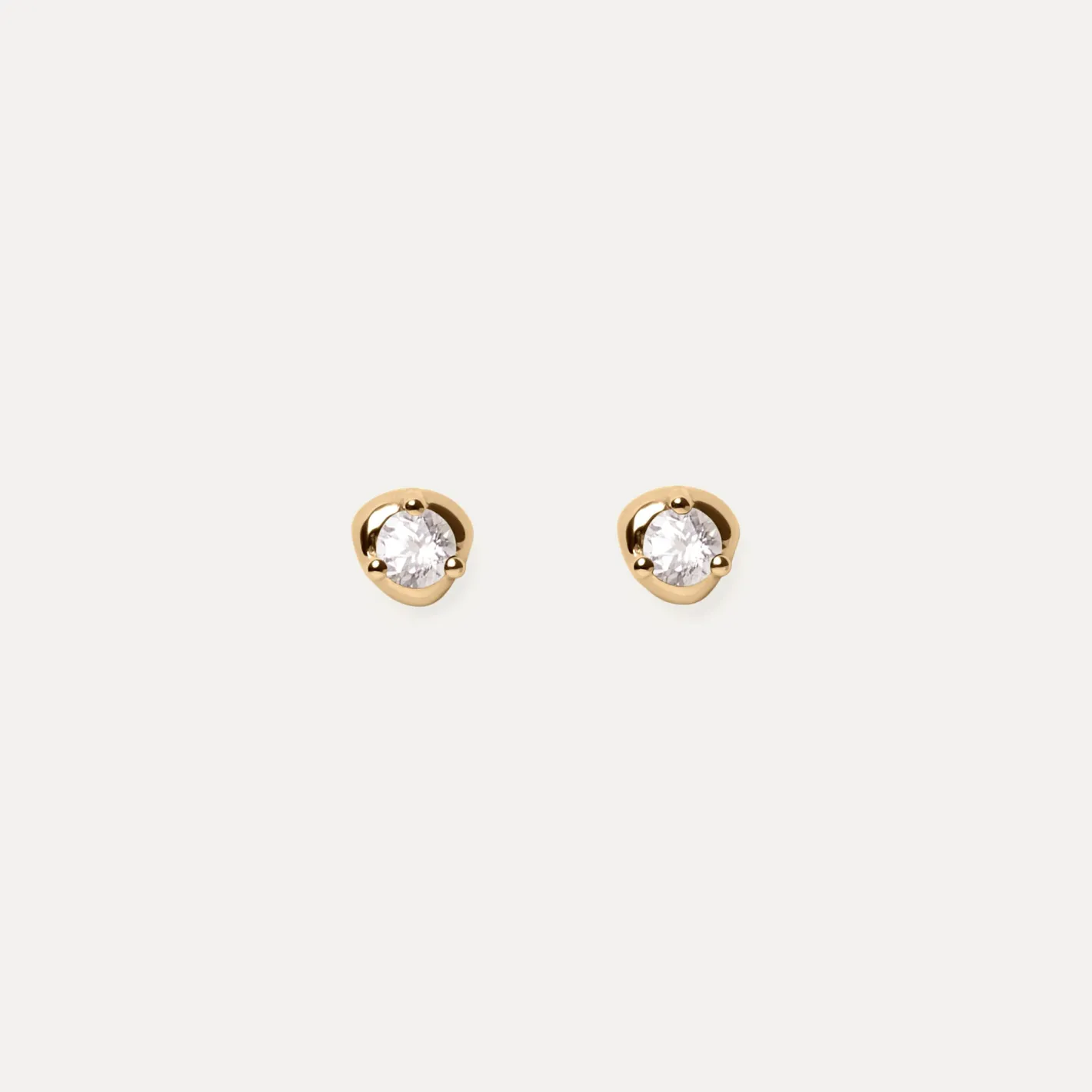 Shop STILNEST Mini Birthstone Ohrstecker Ohrringe | 585 Gold